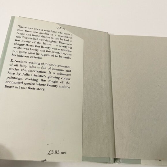 Vtg Beauty and the Beast Book E Nesbit illus by Julia Christie Mini Book - Picture 7 of 12